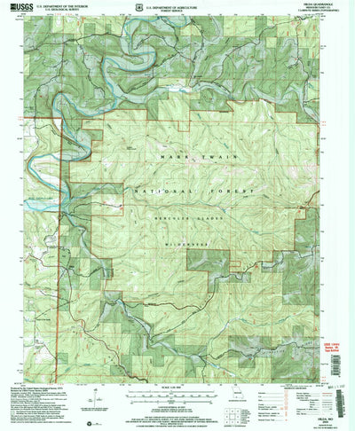 United States Geological Survey Hilda, MO (2004, 24000-Scale) digital map