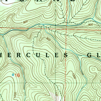 United States Geological Survey Hilda, MO (2004, 24000-Scale) digital map