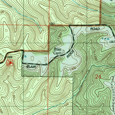 United States Geological Survey Hilda, MO (2004, 24000-Scale) digital map