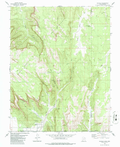 United States Geological Survey Hildale, UT-AZ (1980, 24000-Scale) digital map