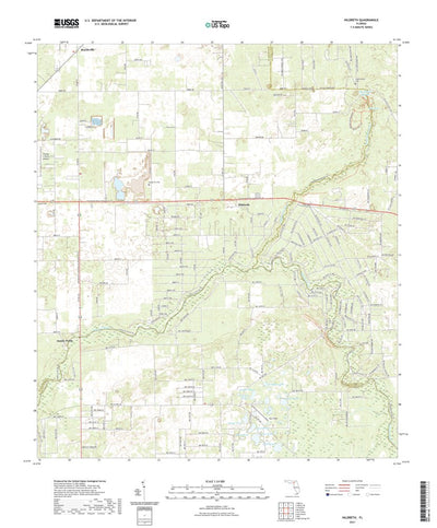 United States Geological Survey Hildreth, FL (2021, 24000-Scale) digital map