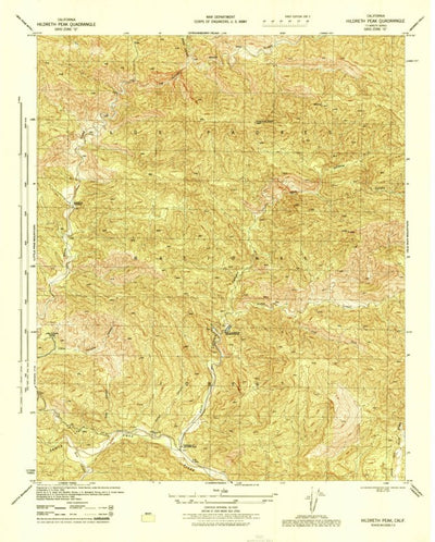 United States Geological Survey Hildreth Peak, CA (1944, 31680-Scale) digital map