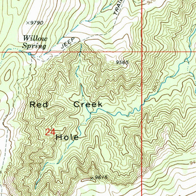 United States Geological Survey Hilgard Mountain, UT (1968, 24000-Scale) digital map