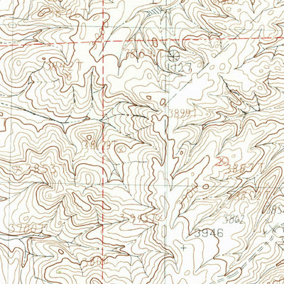 United States Geological Survey Hilger NW, MT (1985, 24000-Scale) digital map