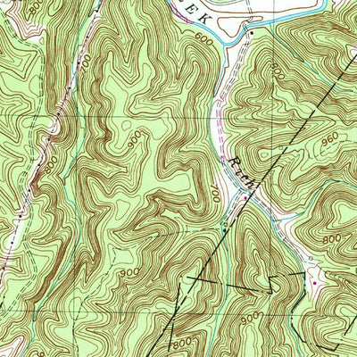 United States Geological Survey Hilham, TN (1955, 24000-Scale) digital map