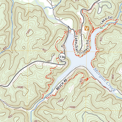 United States Geological Survey Hilham, TN (2022, 24000-Scale) digital map