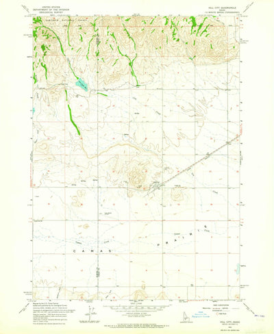United States Geological Survey Hill City, ID (1963, 24000-Scale) digital map