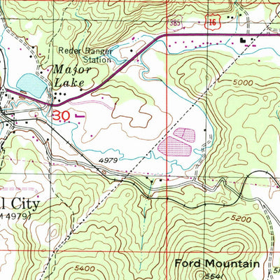 United States Geological Survey Hill City, SD (1998, 24000-Scale) digital map