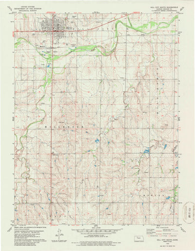 United States Geological Survey Hill City South, KS (1979, 24000-Scale) digital map