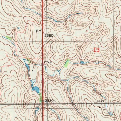United States Geological Survey Hill City South, KS (1979, 24000-Scale) digital map