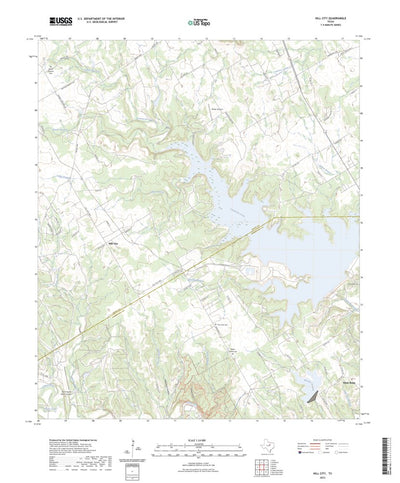 United States Geological Survey Hill City, TX (2023, 24000-Scale) digital map