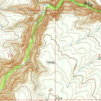 United States Geological Survey Hill Pasture, ID (1972, 24000-Scale) digital map