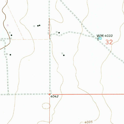 United States Geological Survey Hillburn City SW, NM (1970, 24000-Scale) digital map