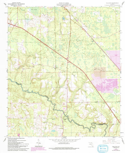United States Geological Survey Hillcoat, FL (1961, 24000-Scale) digital map