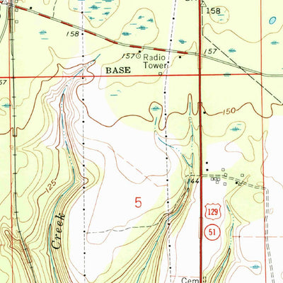 United States Geological Survey Hillcoat, FL (1961, 24000-Scale) digital map