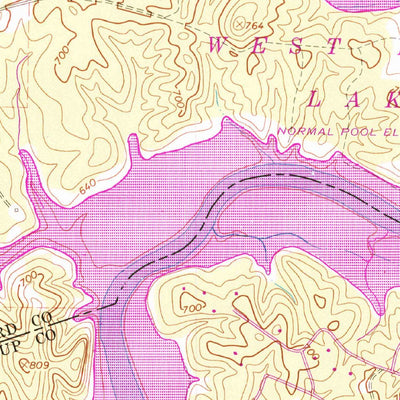 United States Geological Survey Hillcrest, GA (1964, 24000-Scale) digital map