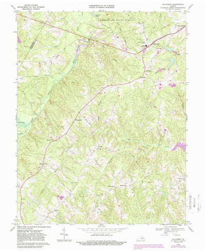 United States Geological Survey Hillcrest, VA (1968, 24000-Scale) digital map
