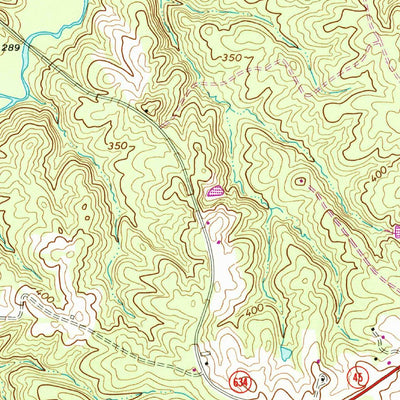 United States Geological Survey Hillcrest, VA (1968, 24000-Scale) digital map