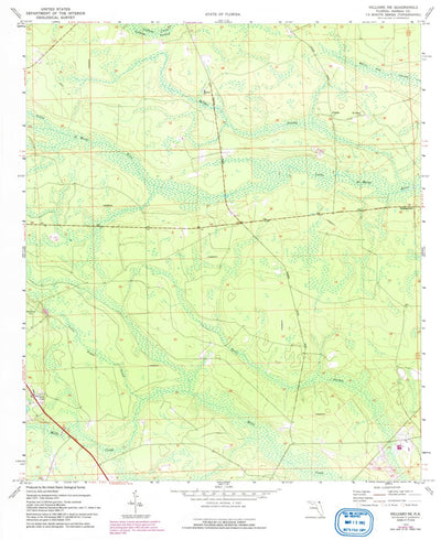 United States Geological Survey Hilliard NE, FL (1970, 24000-Scale) digital map