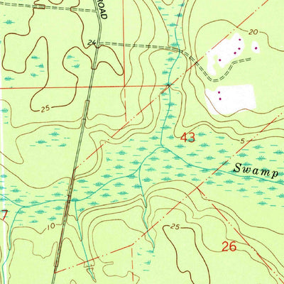 United States Geological Survey Hilliard NE, FL (1970, 24000-Scale) digital map