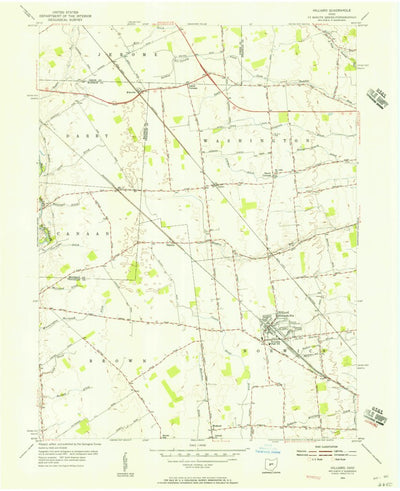 United States Geological Survey Hilliard, OH (1954, 24000-Scale) digital map
