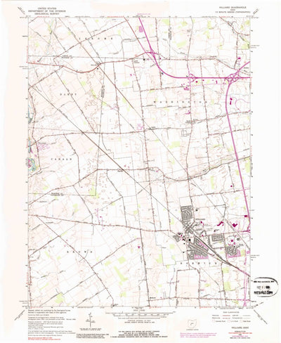 United States Geological Survey Hilliard, OH (1966, 24000-Scale) digital map