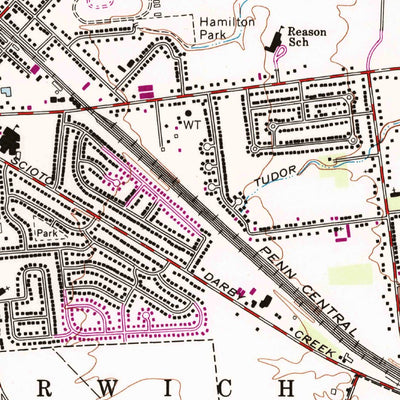 United States Geological Survey Hilliard, OH (1966, 24000-Scale) digital map