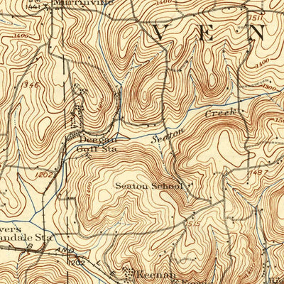 United States Geological Survey Hilliards, PA (1912, 62500-Scale) digital map