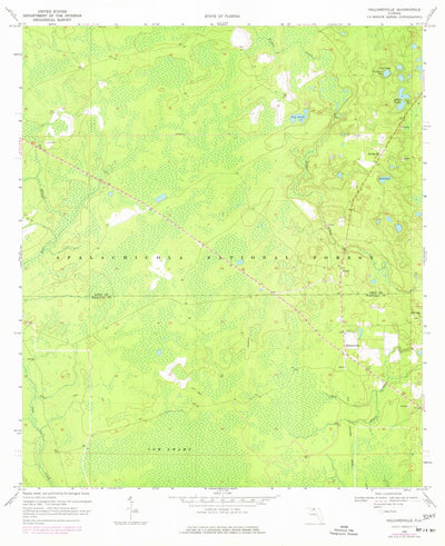 United States Geological Survey Hilliardville, FL (1969, 24000-Scale) digital map