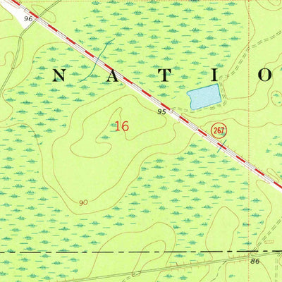 United States Geological Survey Hilliardville, FL (1969, 24000-Scale) digital map