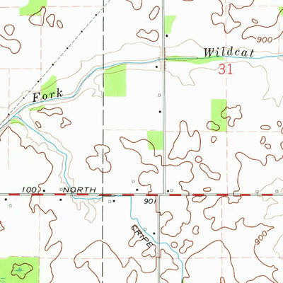 United States Geological Survey Hillisburg, IN (1961, 24000-Scale) digital map