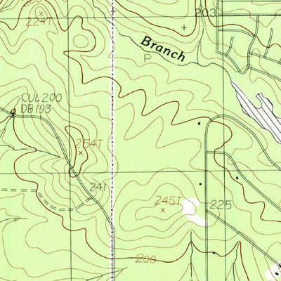 United States Geological Survey Hillister, TX (1984, 24000-Scale) digital map