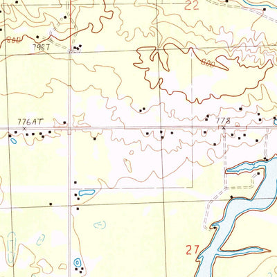 United States Geological Survey Hillman, MI (1986, 24000-Scale) digital map