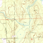 United States Geological Survey Hillman NE, MI (1986, 24000-Scale) digital map