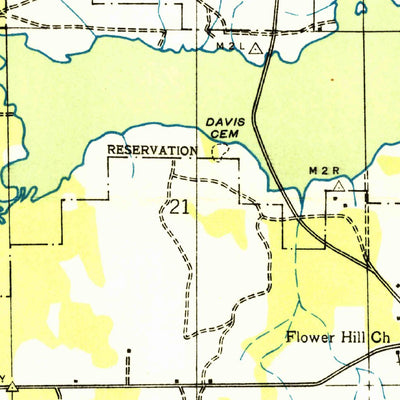 United States Geological Survey Hillsboro, AL (1936, 24000-Scale) digital map