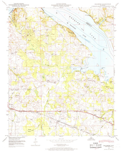 United States Geological Survey Hillsboro, AL (1948, 24000-Scale) digital map
