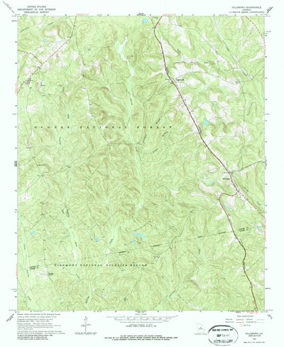 United States Geological Survey Hillsboro, GA (1964, 24000-Scale) digital map