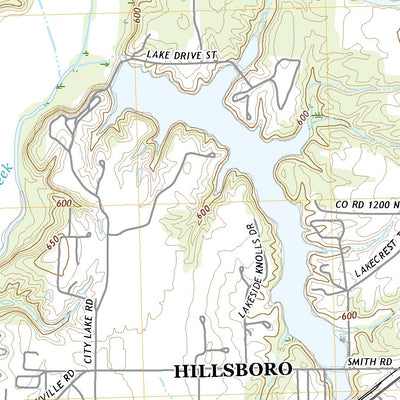 United States Geological Survey Hillsboro, IL (2021, 24000-Scale) digital map