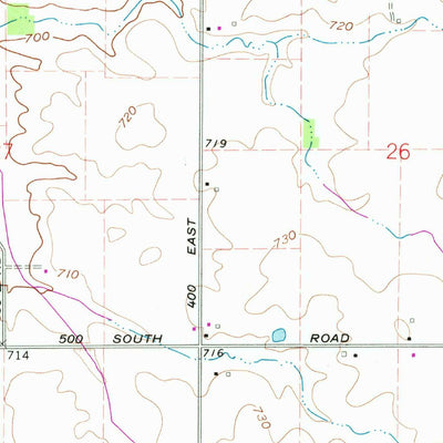 United States Geological Survey Hillsboro, IN (1962, 24000-Scale) digital map