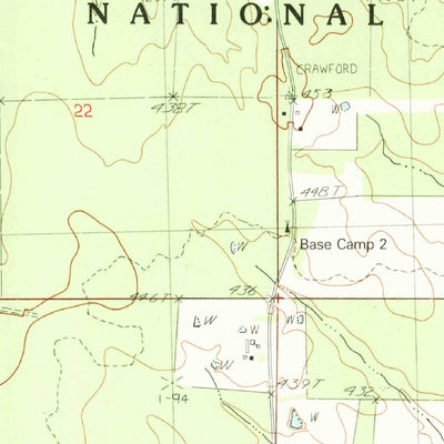 United States Geological Survey Hillsboro, MS (1982, 24000-Scale) digital map
