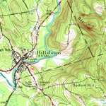 United States Geological Survey Hillsboro, NH (1957, 62500-Scale) digital map