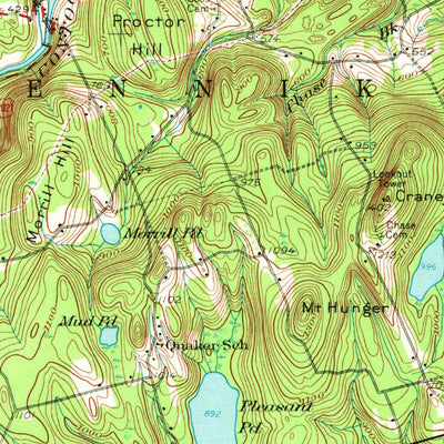 United States Geological Survey Hillsboro, NH (1957, 62500-Scale) digital map