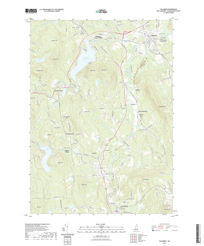 United States Geological Survey Hillsboro, NH (2021, 24000-Scale) digital map