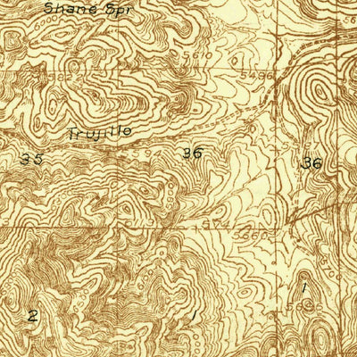 United States Geological Survey Hillsboro, NM (1935, 48000-Scale) digital map