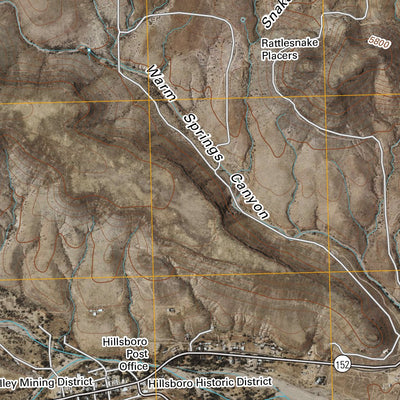 United States Geological Survey Hillsboro, NM (2010, 24000-Scale) digital map