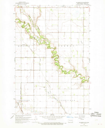 United States Geological Survey Hillsboro NW, ND (1967, 24000-Scale) digital map
