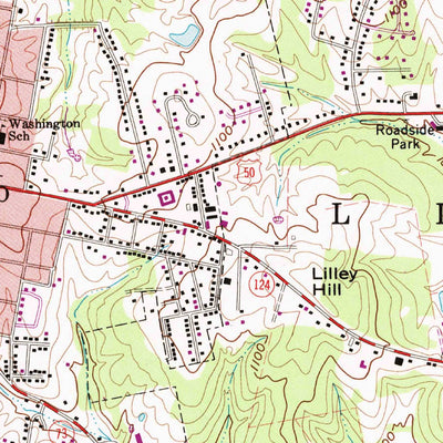 United States Geological Survey Hillsboro, OH (1961, 24000-Scale) digital map