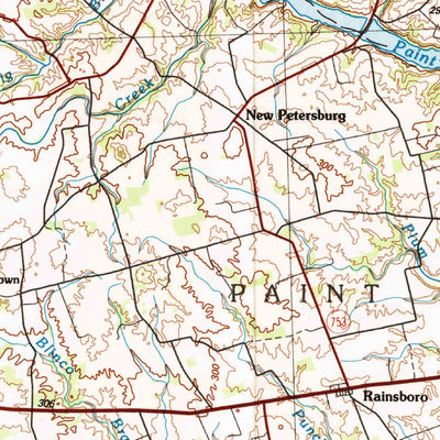 United States Geological Survey Hillsboro, OH (1986, 100000-Scale) digital map