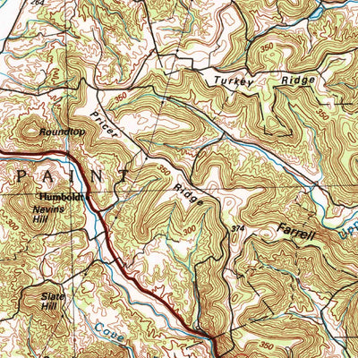 United States Geological Survey Hillsboro, OH (1986, 100000-Scale) digital map