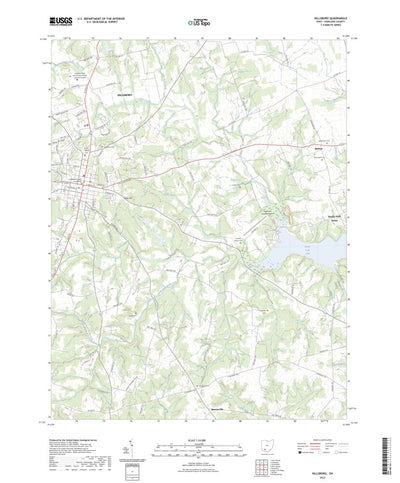 United States Geological Survey Hillsboro, OH (2023, 24000-Scale) digital map